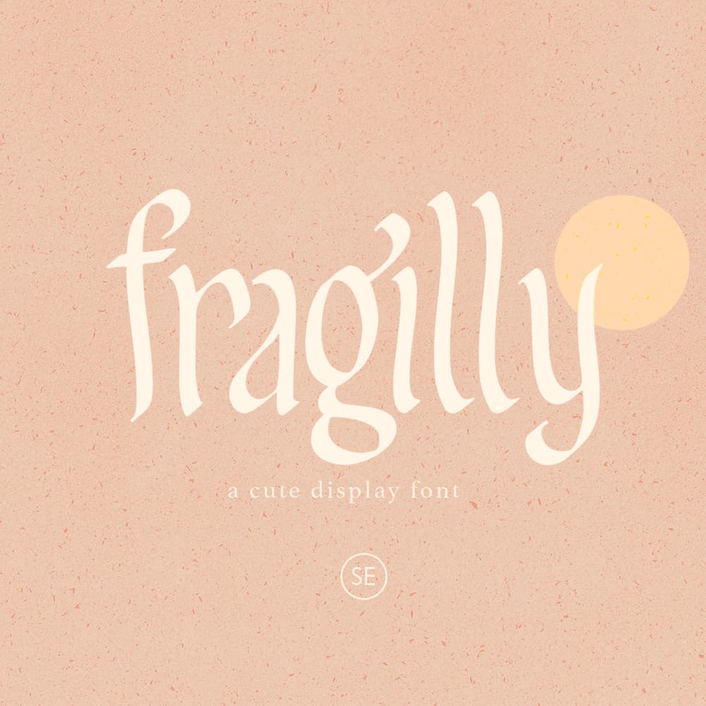 Fragilly - A Cute Font cover