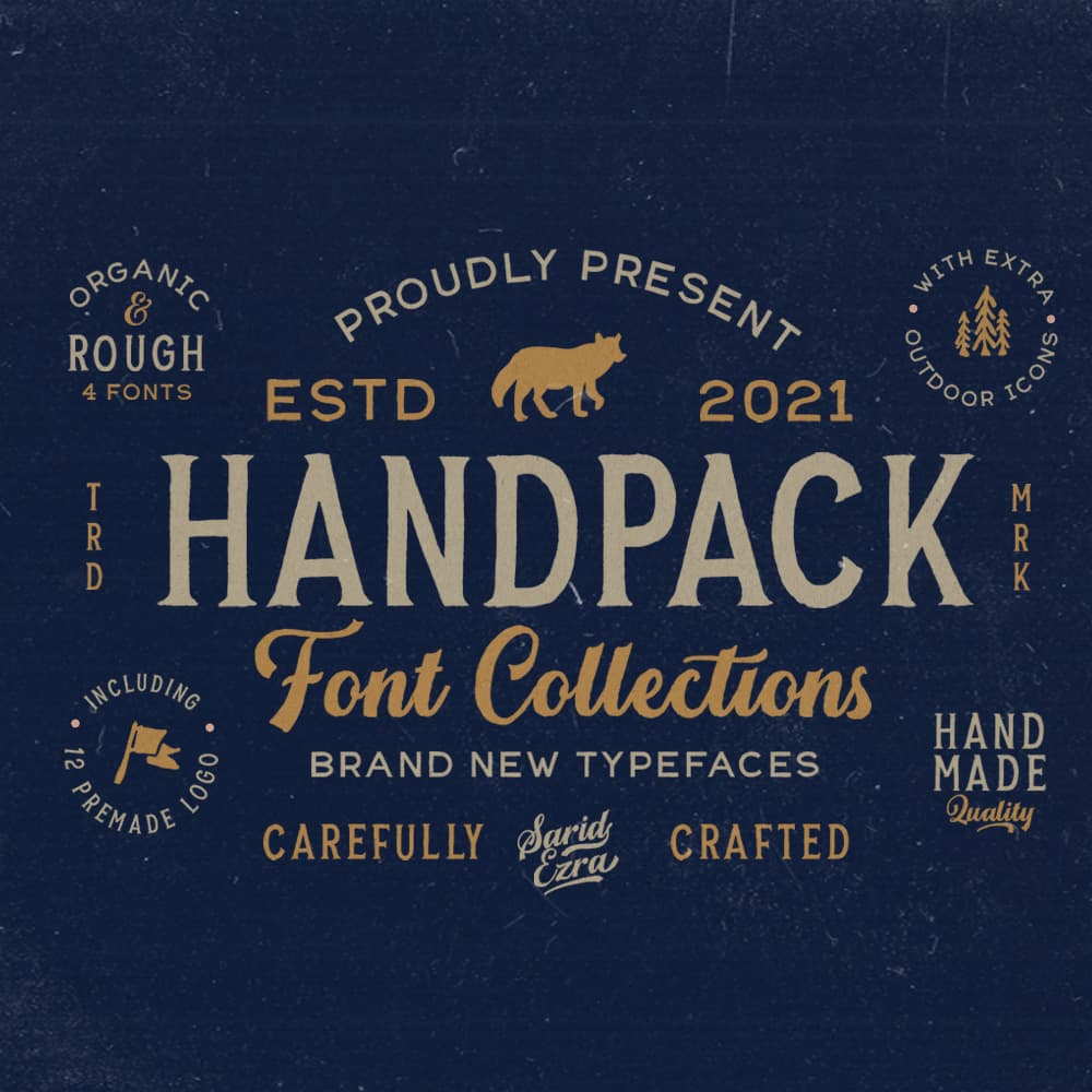 Handpack Font Collections (+EXTRA) cover
