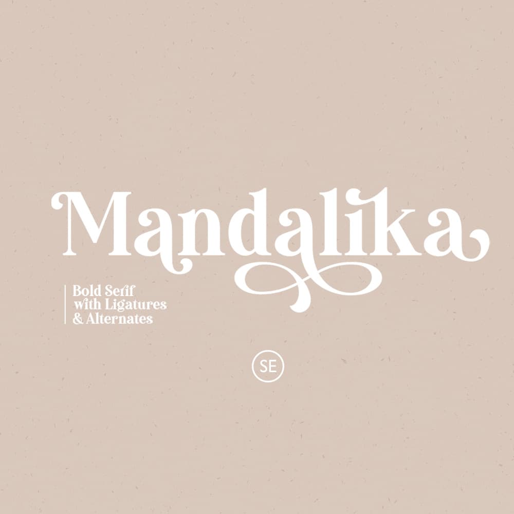 Mandalika - Modern Bold Serif cover
