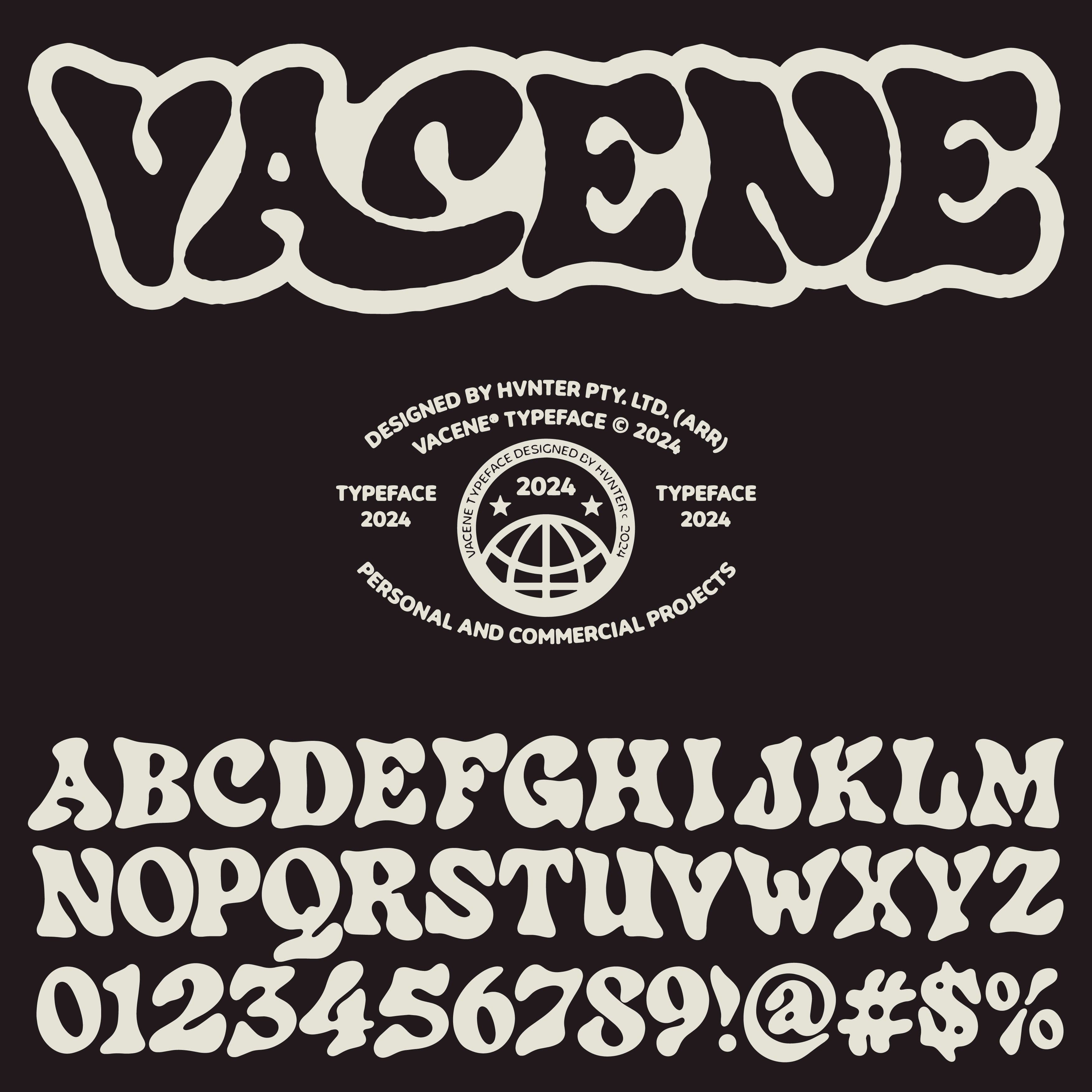 Vacene Typeface cover
