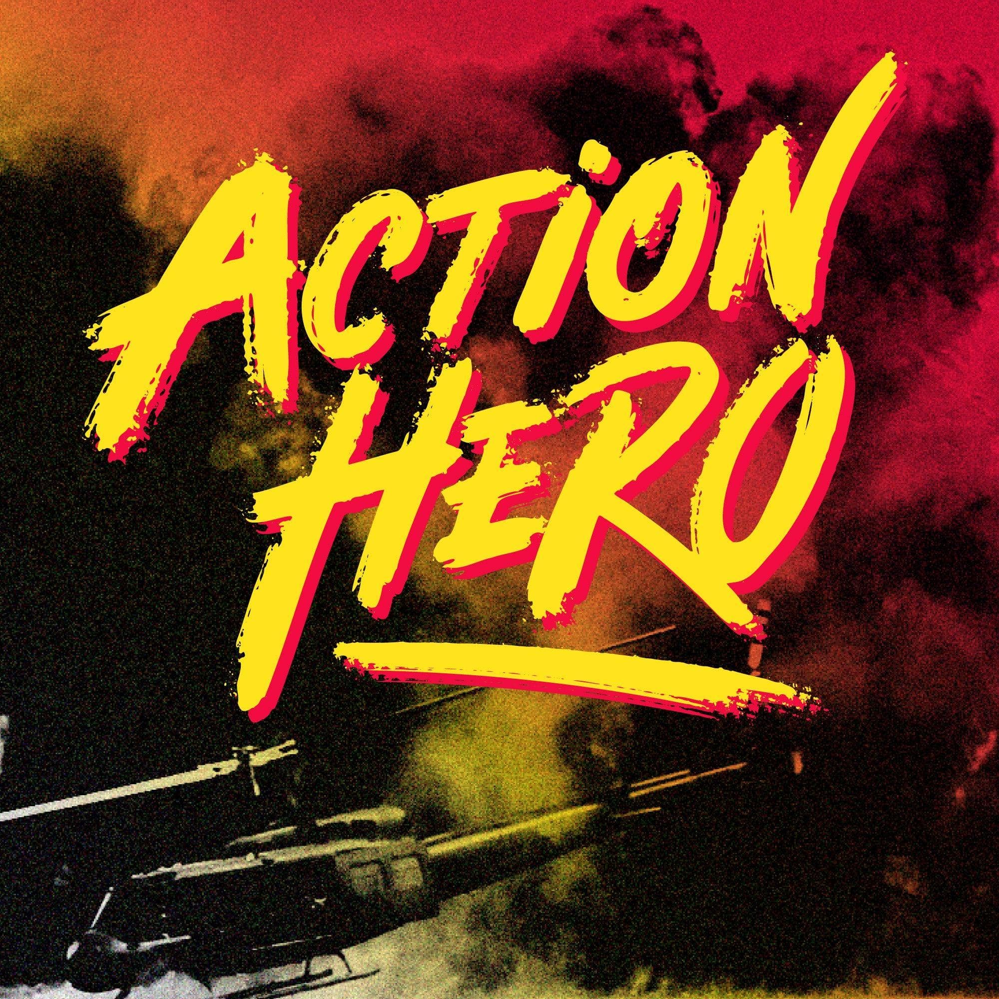 Action Hero - An Explosive Movie Title Font cover