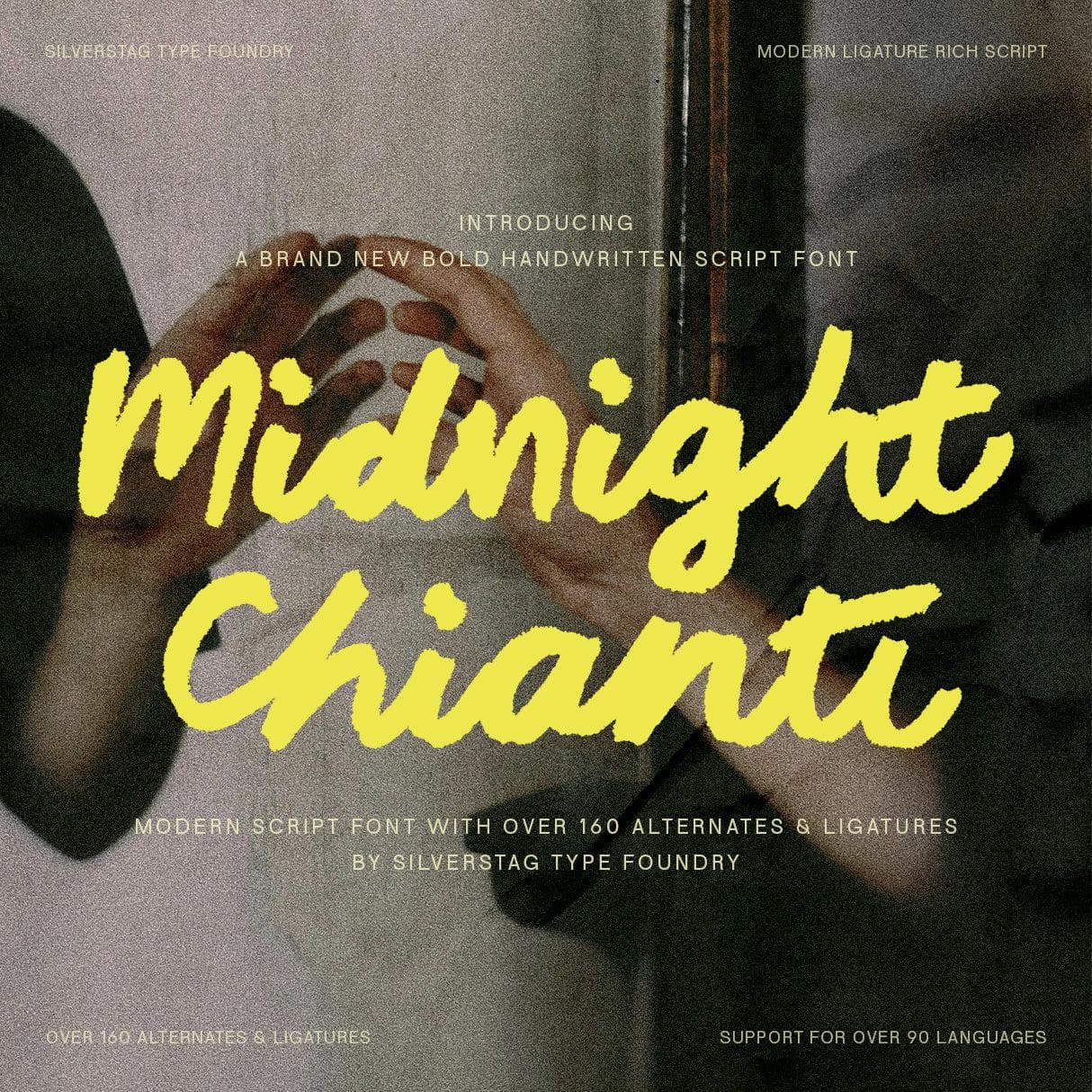 SLTF Midnight Chianti - Bold Handwritten Font cover