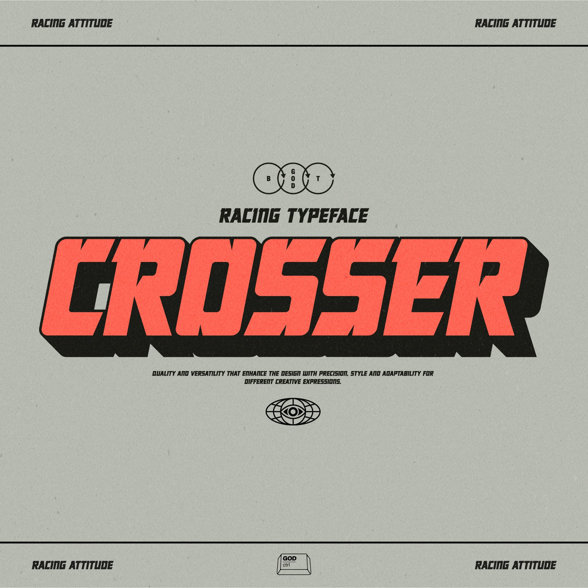 Crosser Display Typeface cover