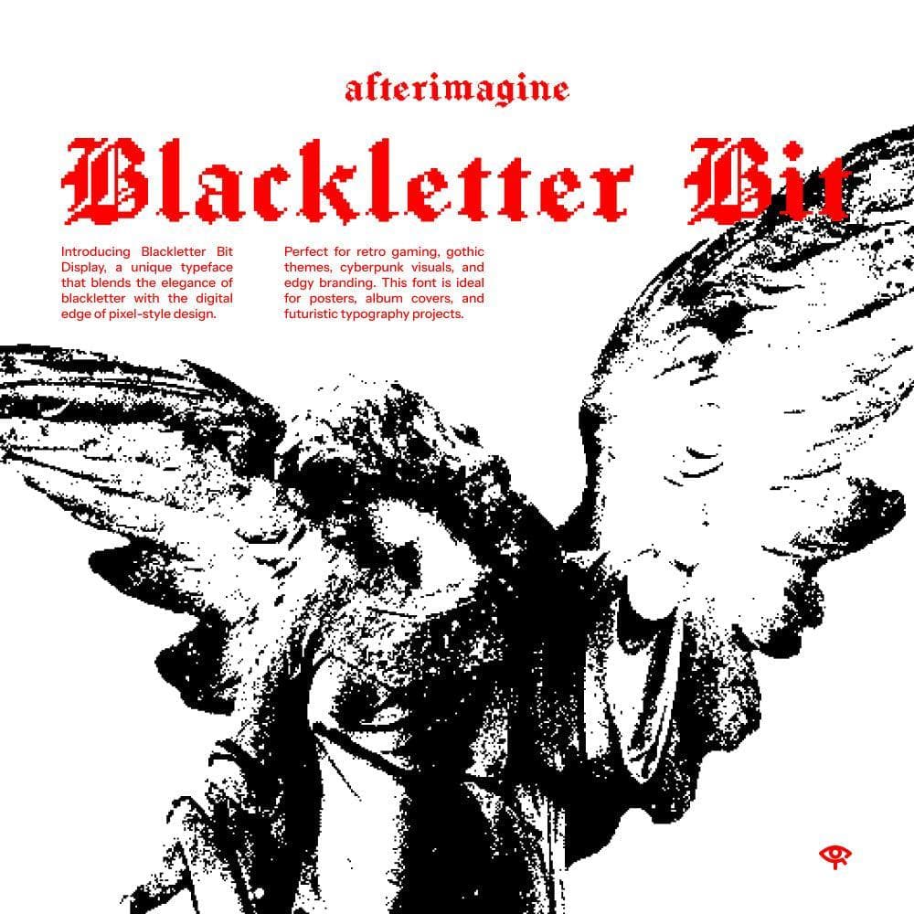 Blackletter Bit Display cover