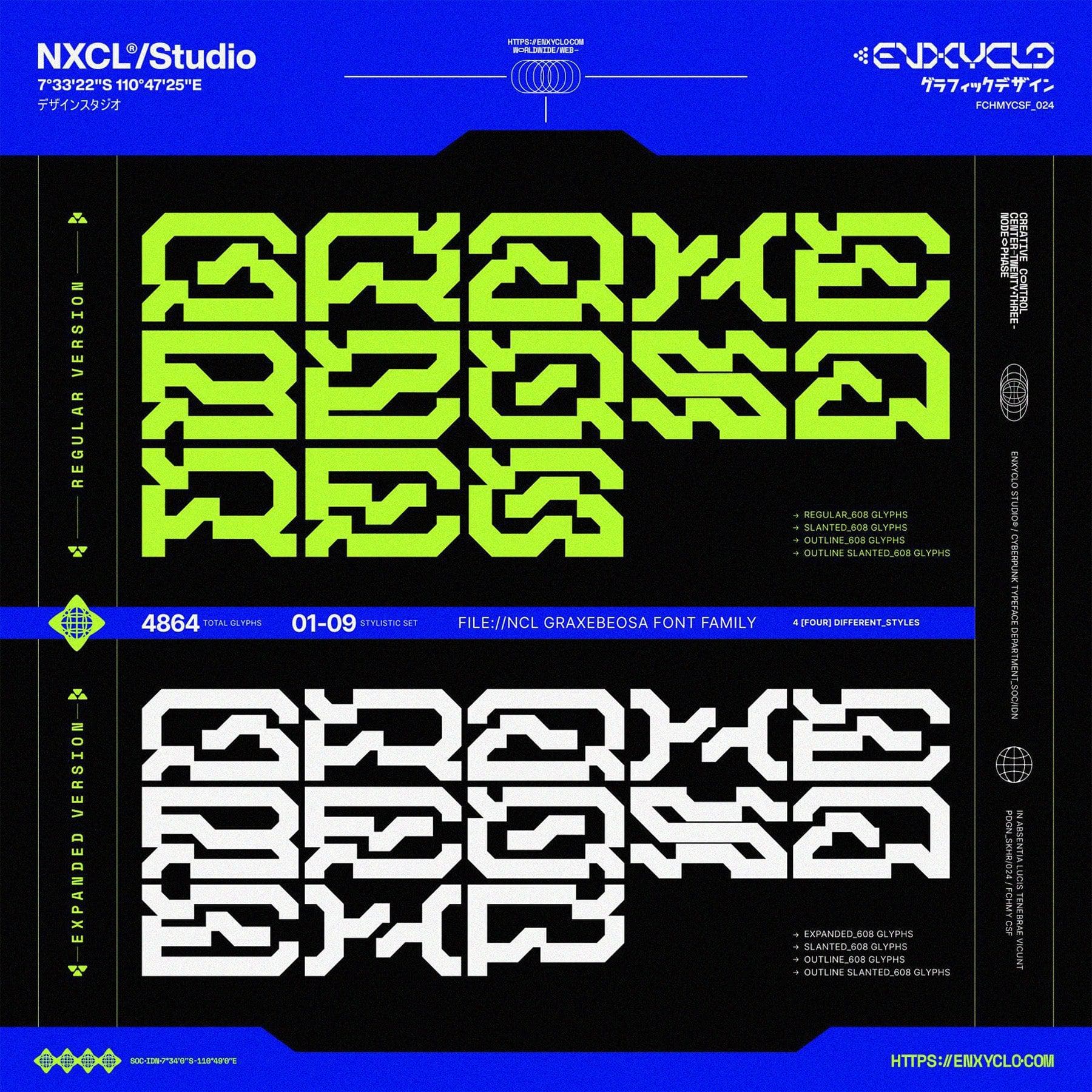 GRAXE BEOSA - Font Family cover