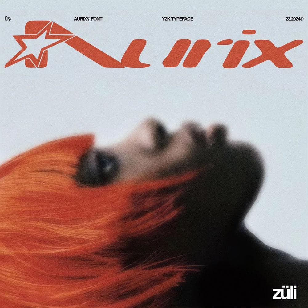 Aürix - Y2k Typeface cover
