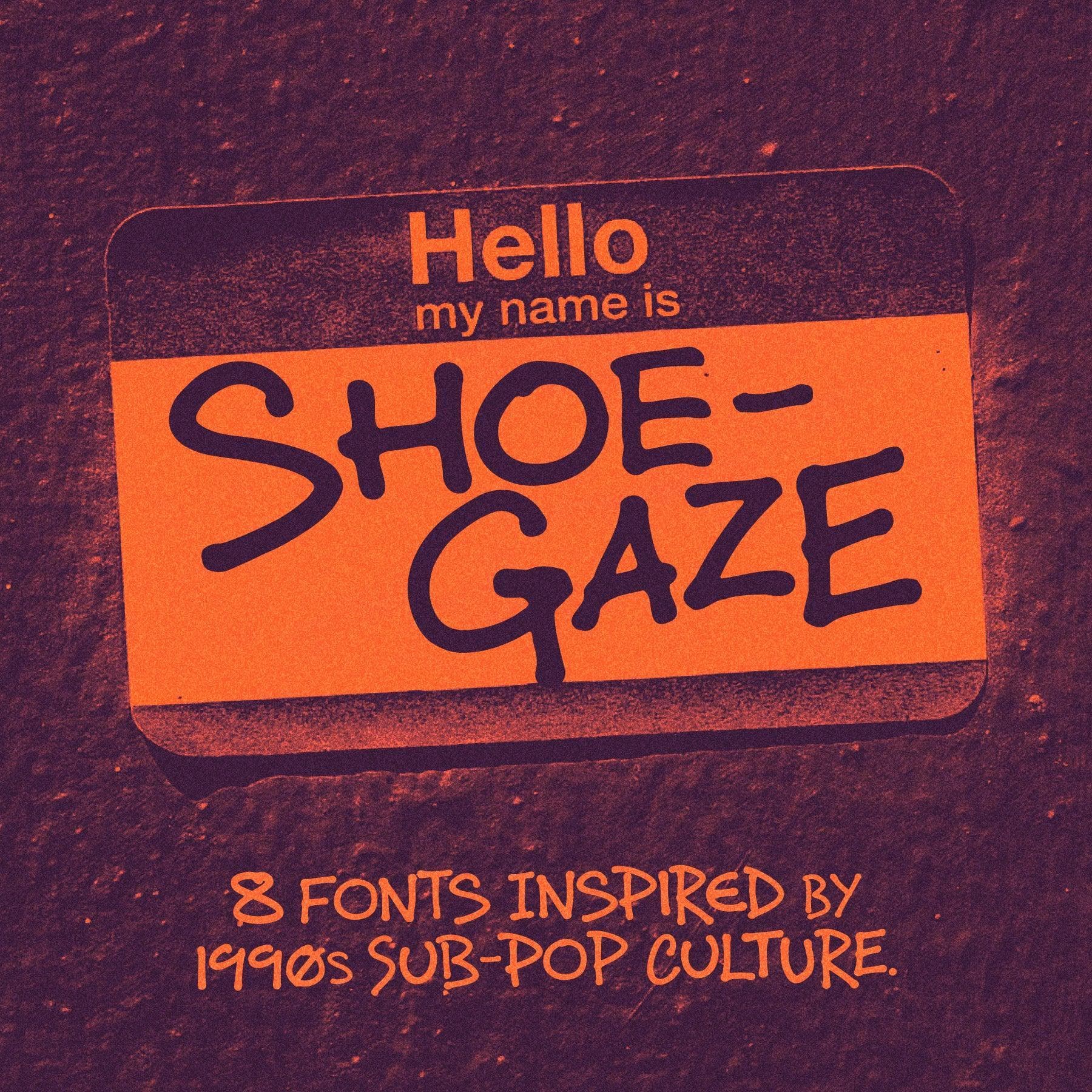 Shoegaze: 1990s Handwriting Font cover