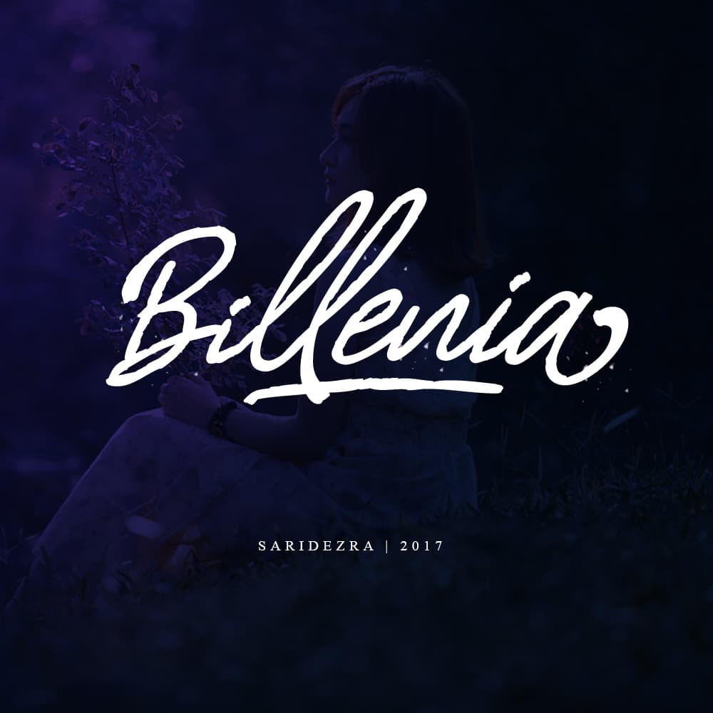 Billenia - Script Font cover
