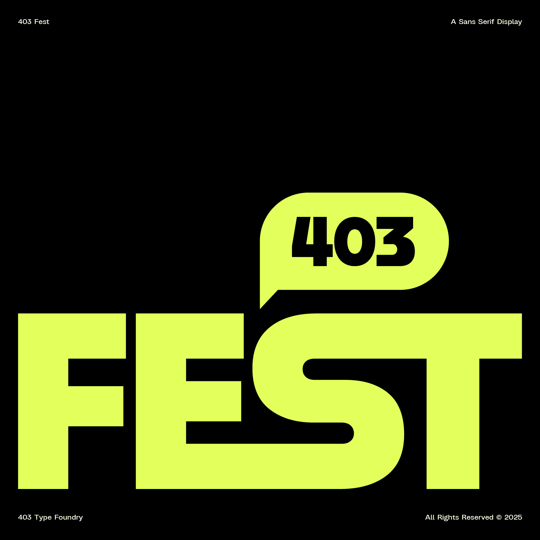 403 Fest cover