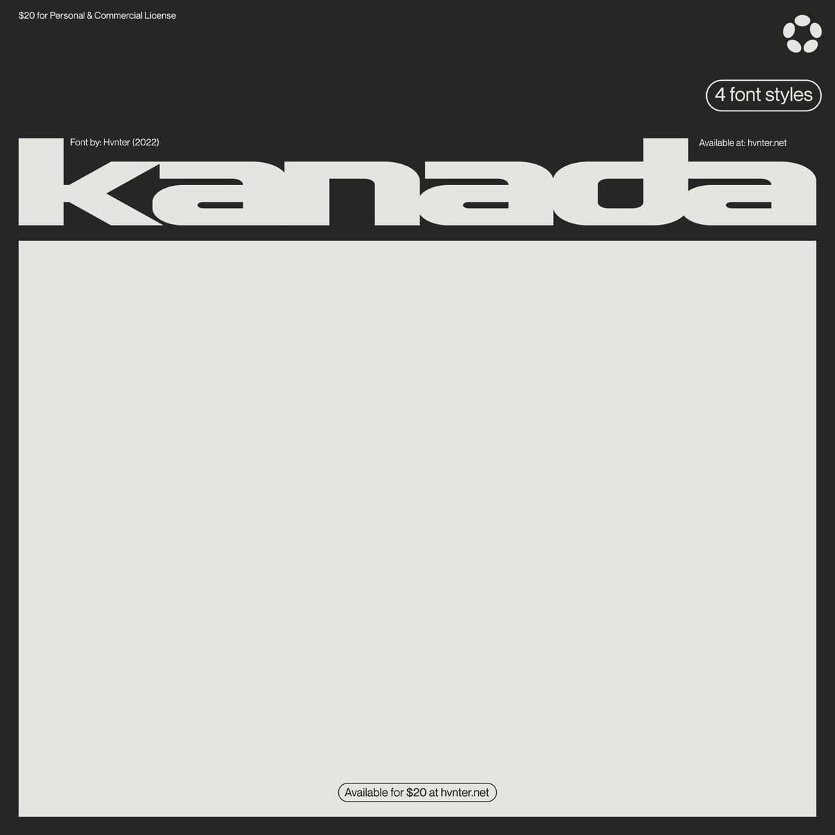 Kanada Typeface cover
