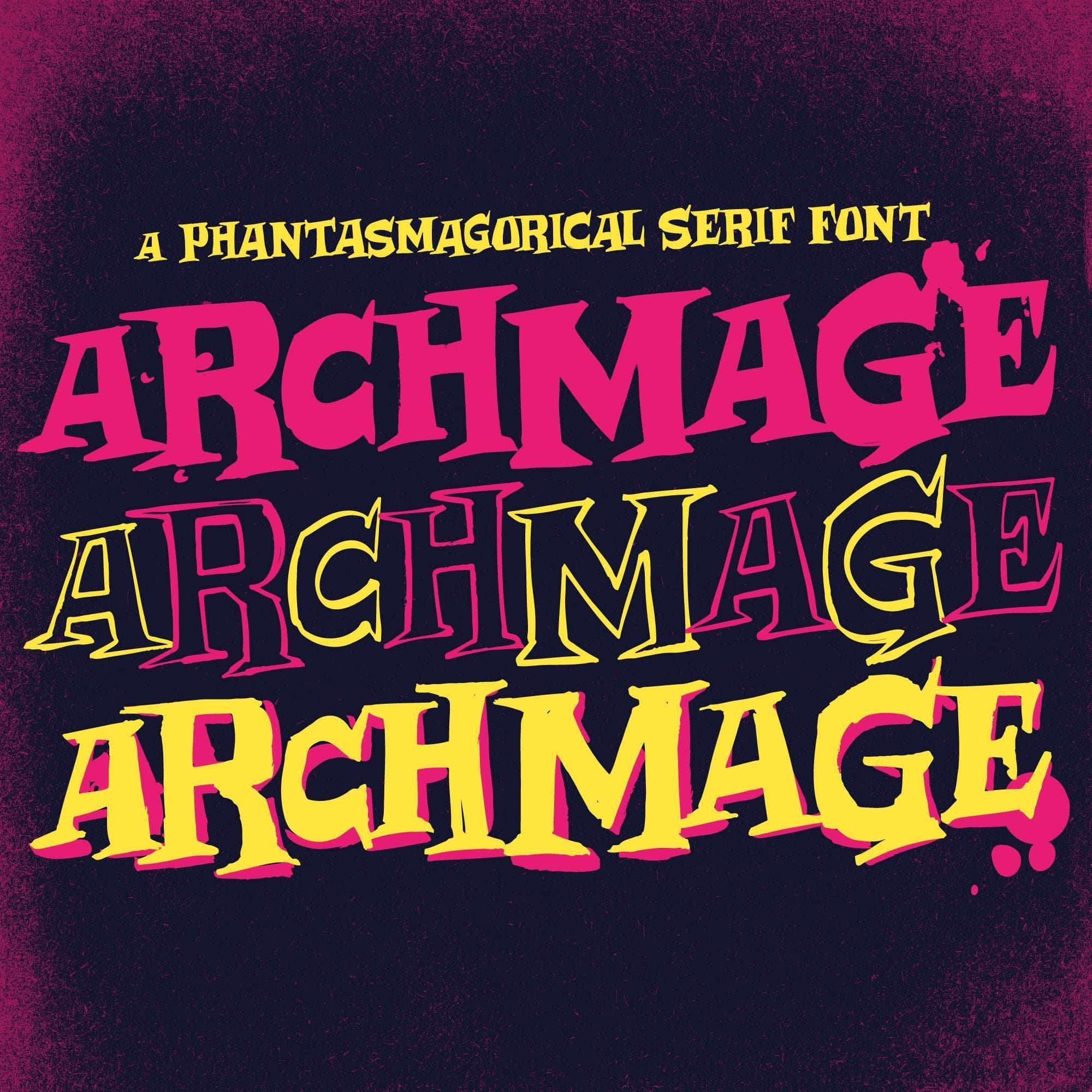 Archmage - A Phantasmagorical Serif Font cover