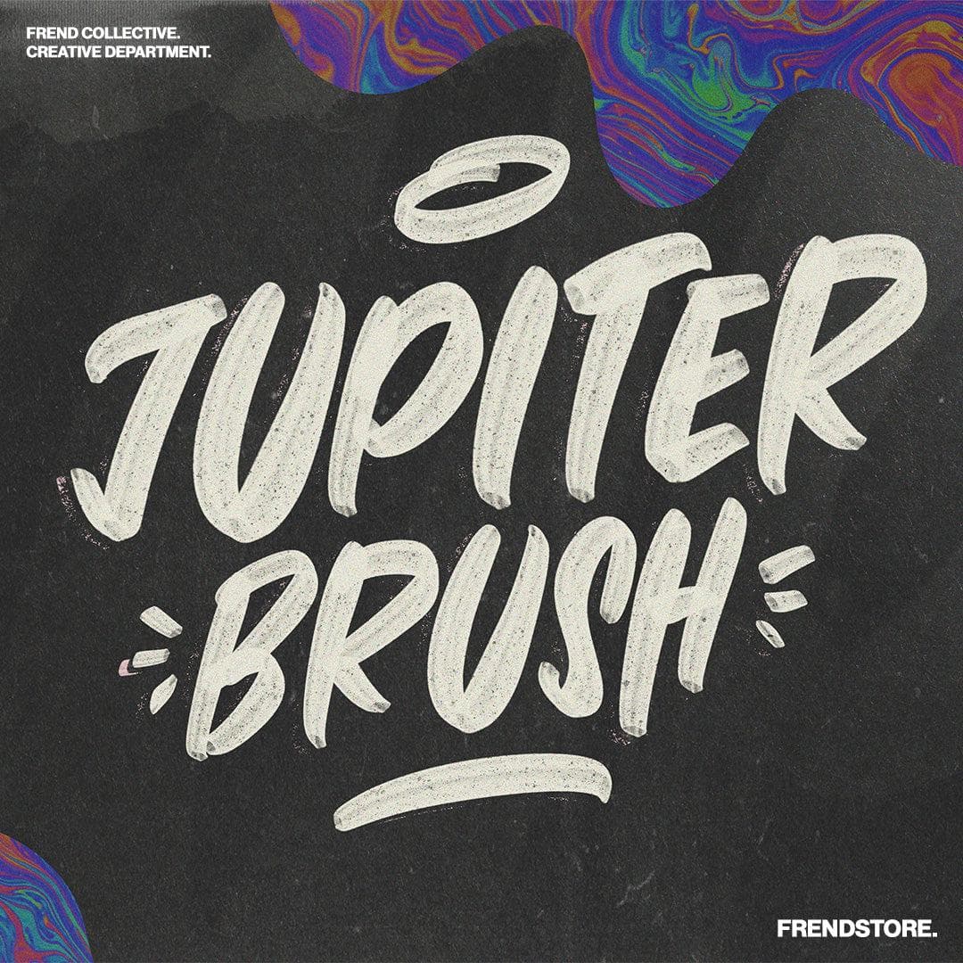 JUPITER BRUSH Font cover