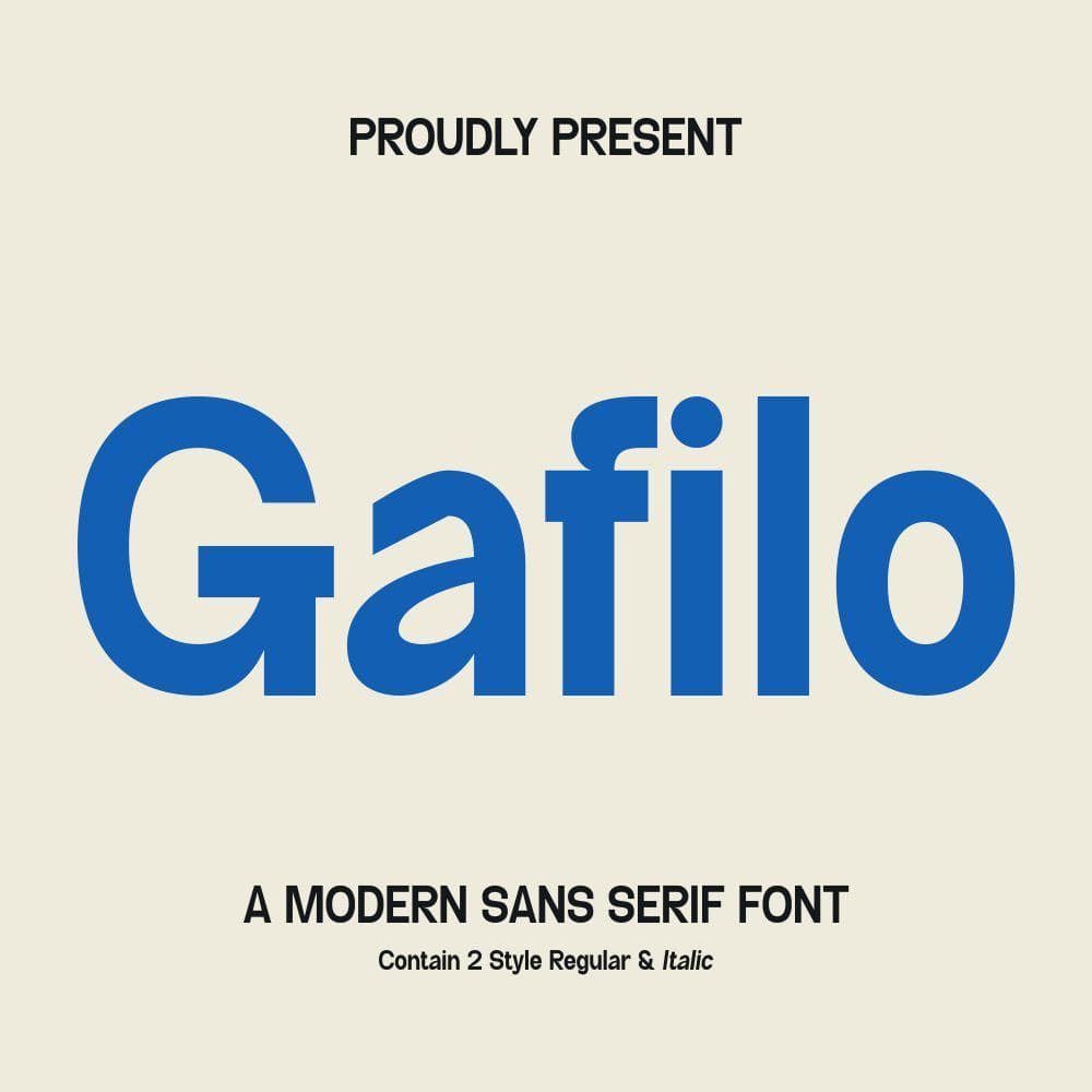 Gafilo cover