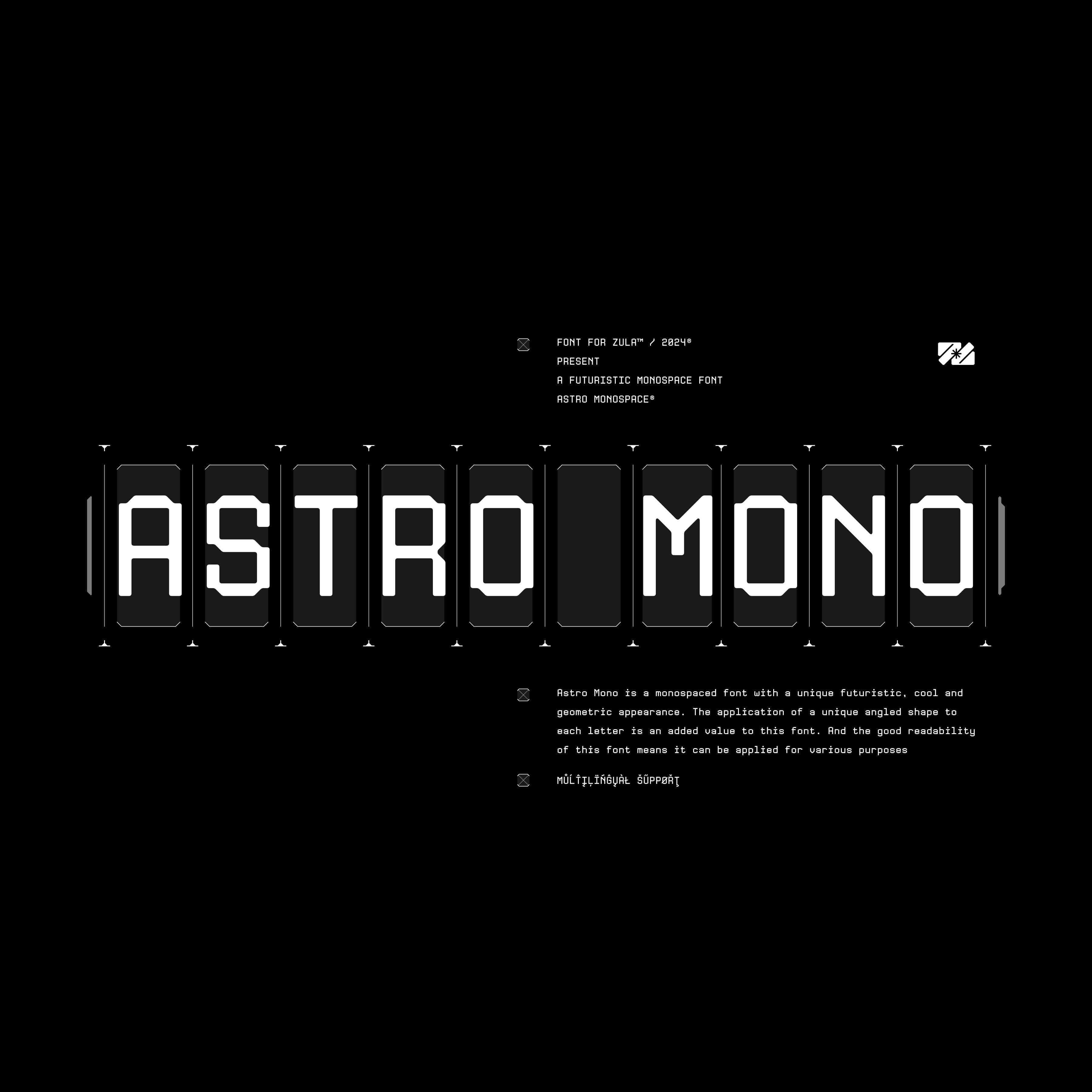 Astro Mono Font Family cover