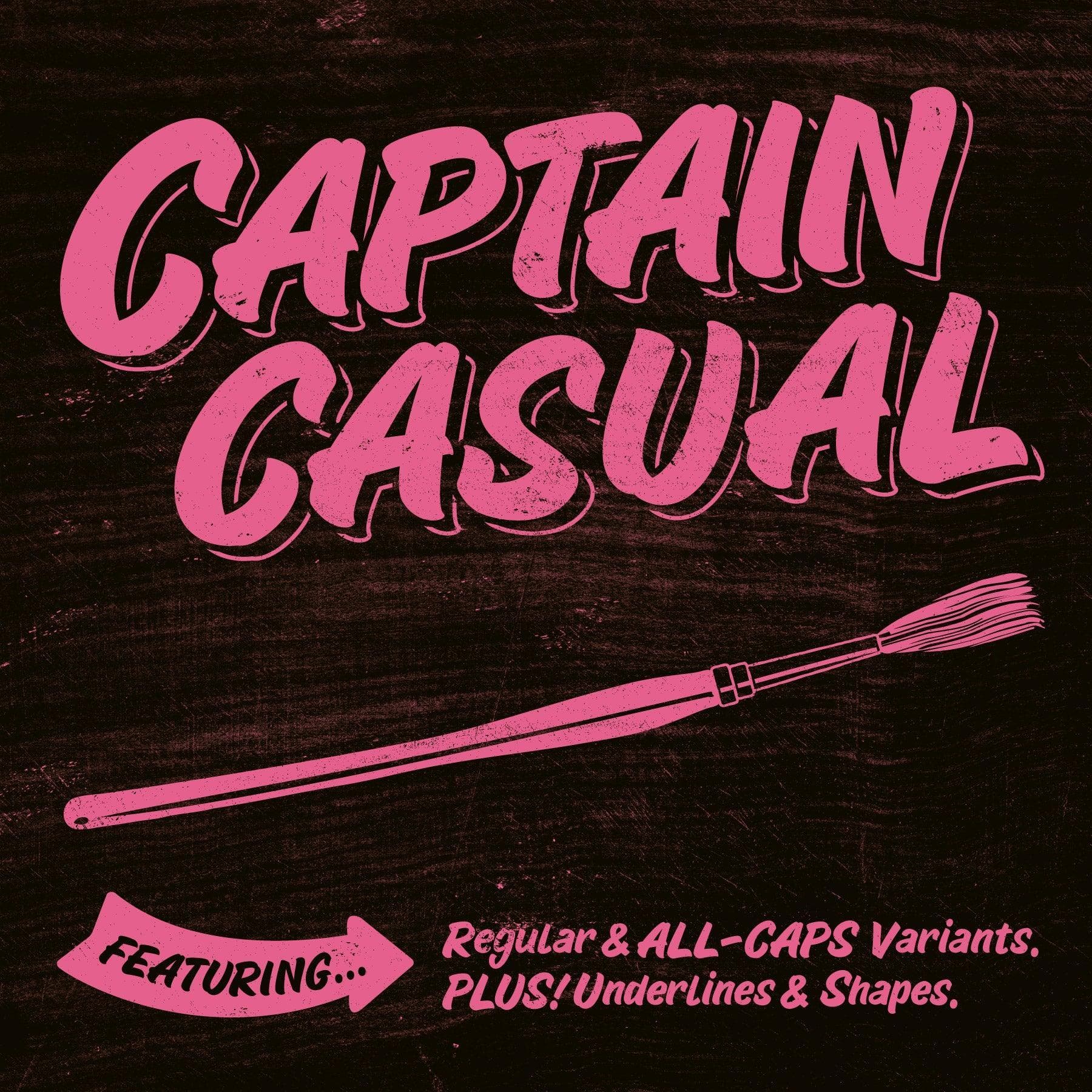 Captain Casual: Sign Painter Font cover