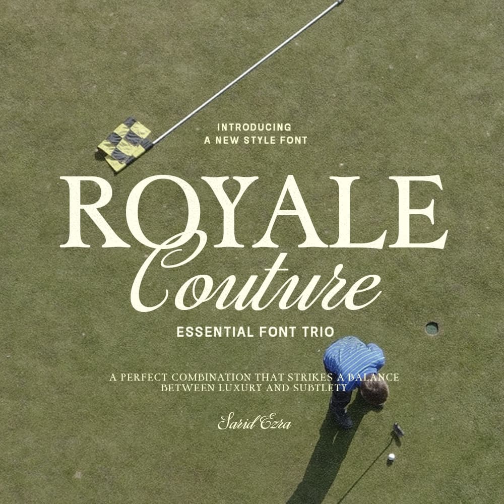 Royale Couture - Essential Font Trio cover