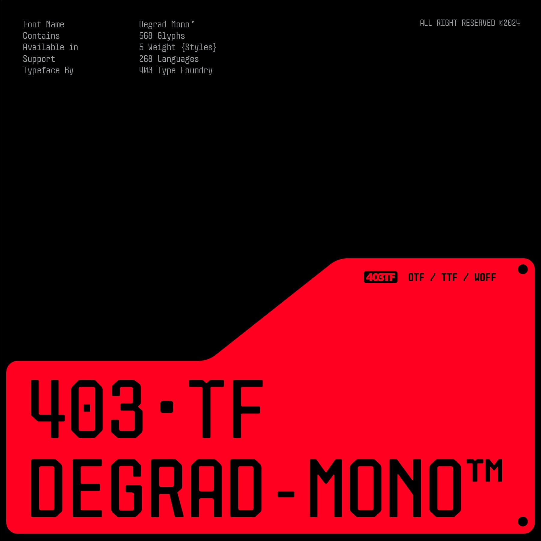 403 Degrad Mono cover