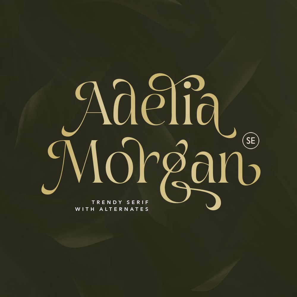 Adelia Morgan - Trendy Serif cover