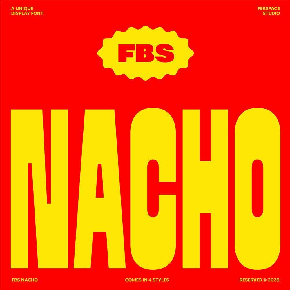 FBS Nacho Typeface cover