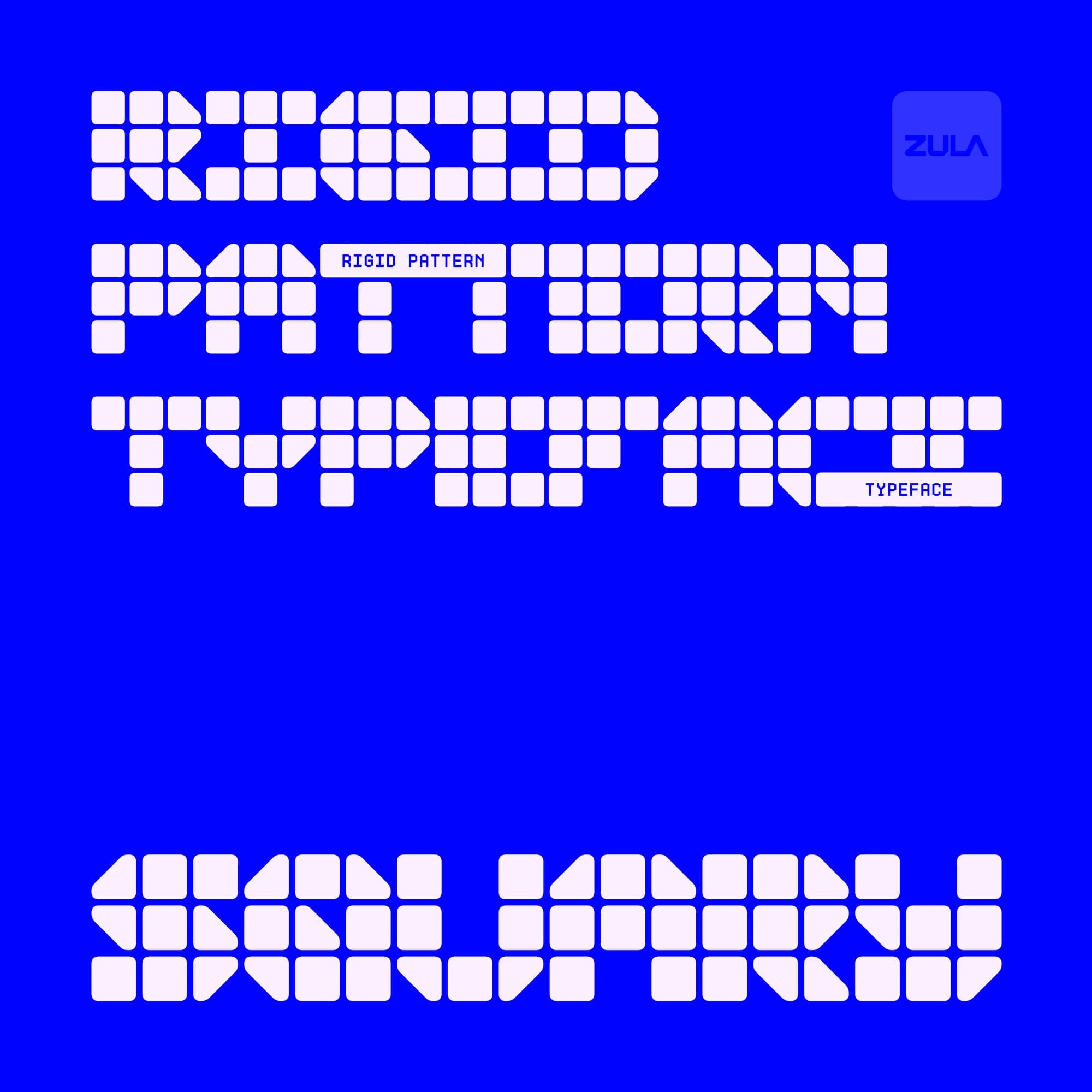 SQUARY Typeface cover