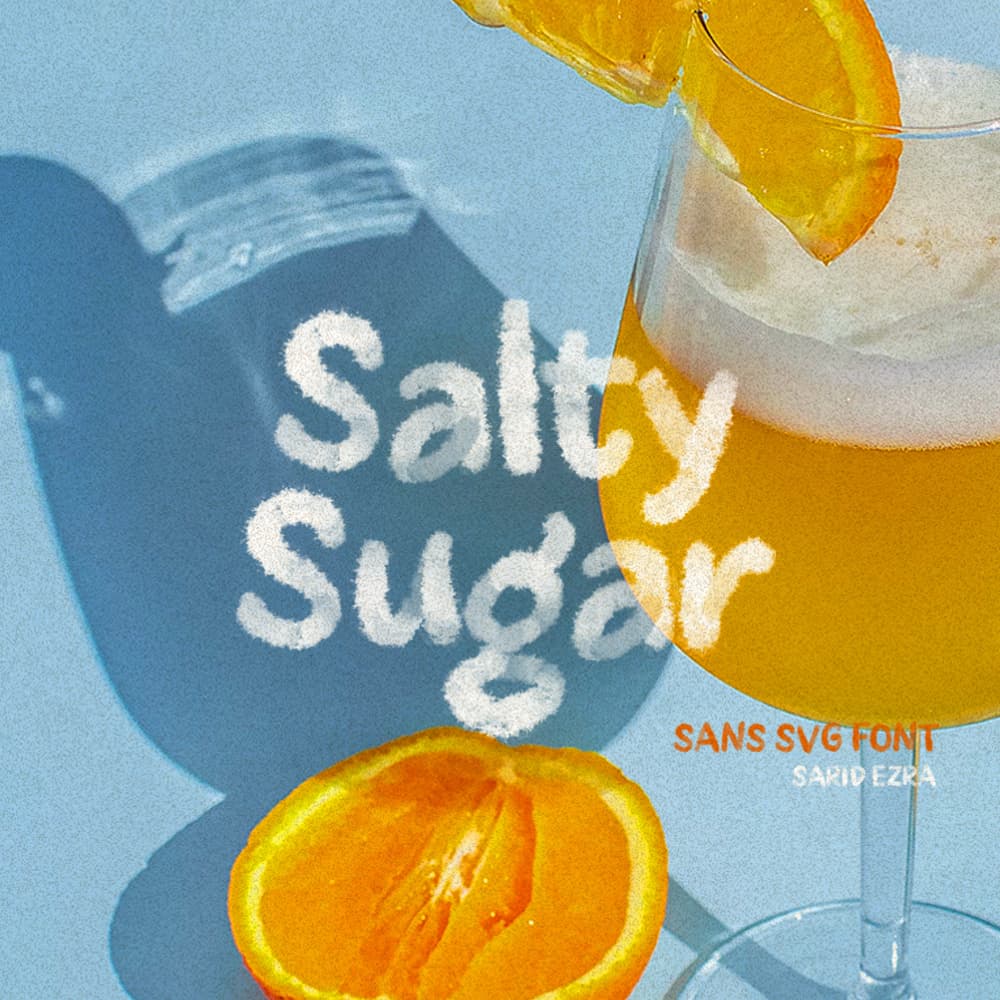 Salty Sugar - Sans SVG Font cover