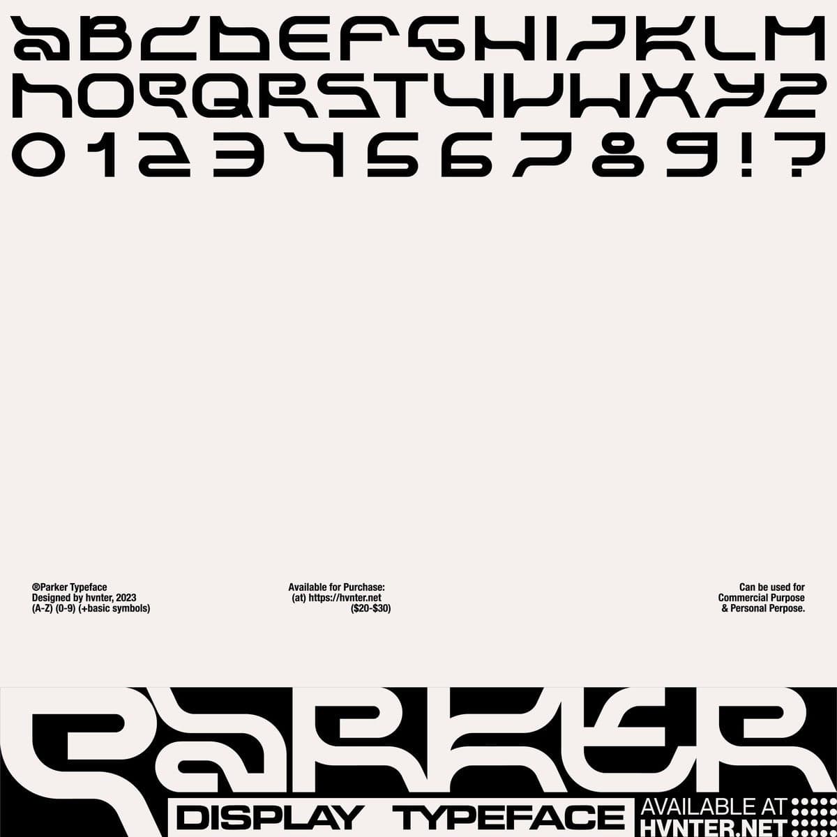 Parker Typeface cover